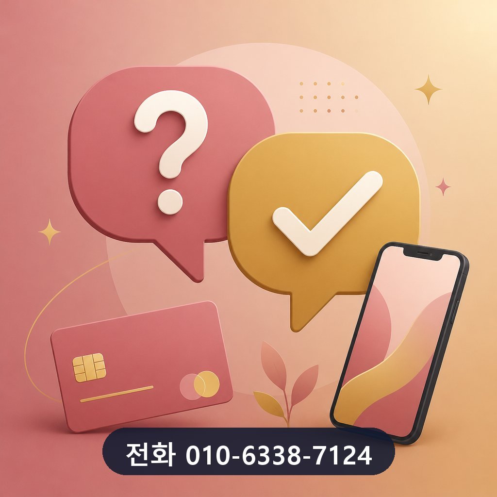 하나카드 카드깡 자주 묻는 질문 이미지 · 문의 010-6338-7124