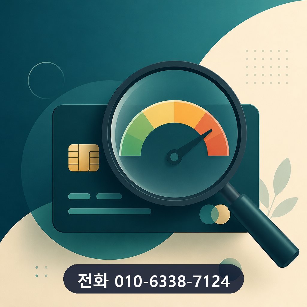 하나카드 카드깡 한도 확인 이미지 · 문의 010-6338-7124